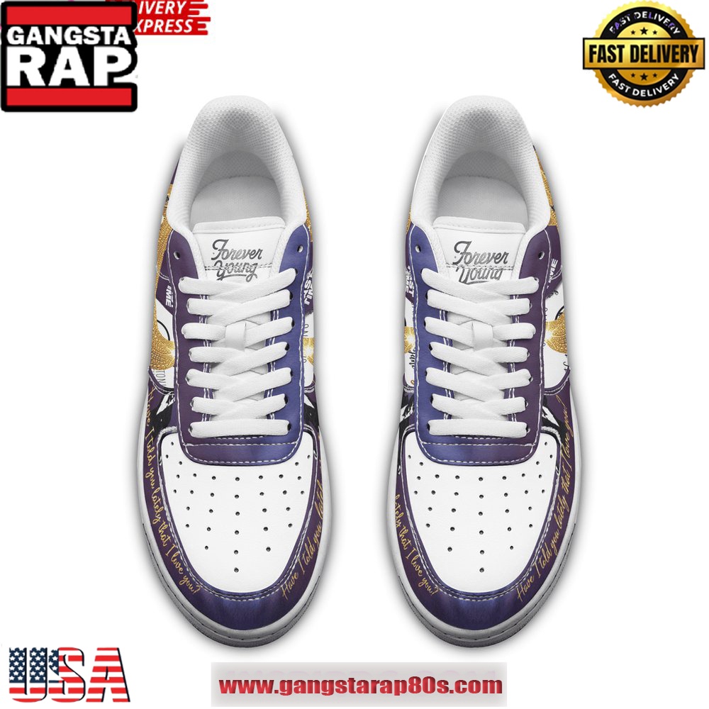 Rod Stewart One Last Time Limited Edition Air Force 1 Running Sneakers Shoes Rod Stewart One Last Time Limited Edition Air Force 1 Running Sneakers Shoes