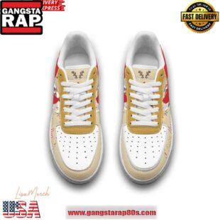Rudolph the Red-Nosed Reindeer Air Force 1 Running Sneakers Shoes