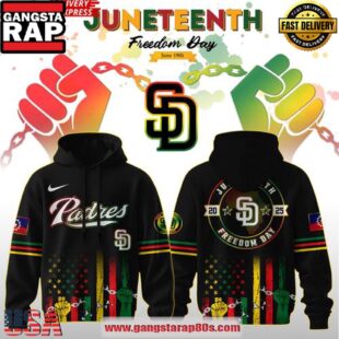 San Diego Padres Juneteenth Day 2025 Special Unisex Hoodie