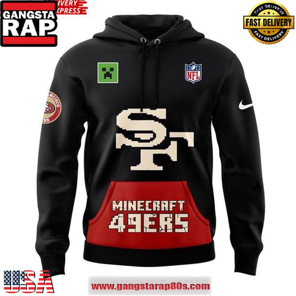 San Francisco 49ers 2025 NFL Minecraft Game Special Limited Edition Unisex Hoodie San Francisco 49ers 2025 NFL Minecraft Game Special Limited Edition Unisex Hoodie