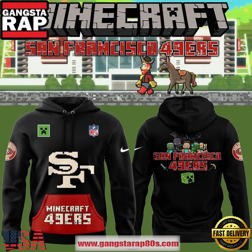 San Francisco 49ers x Minecraft Special Edition Unisex Hoodie San Francisco 49ers x Minecraft Special Edition Unisex Hoodie