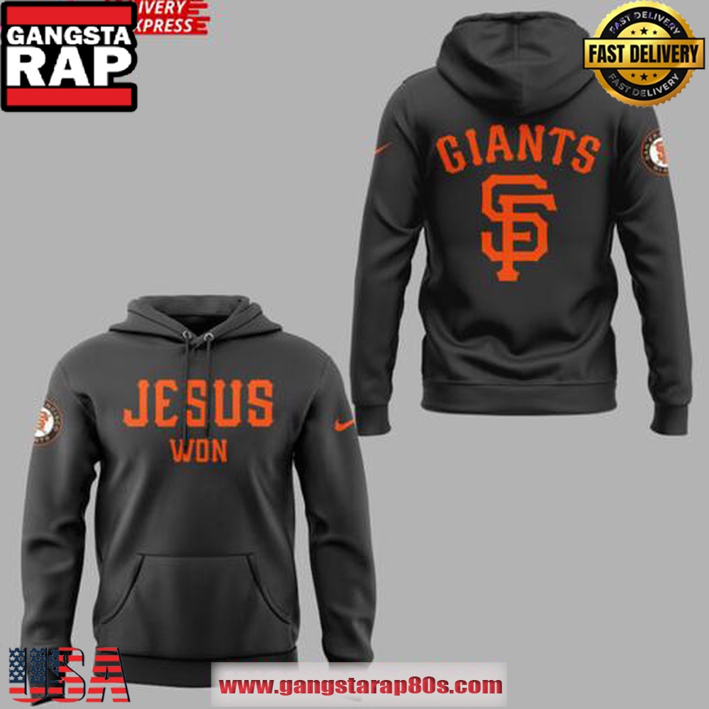 San Francisco Giants Jesus Won 2025 Special Unisex Hoodie San Francisco Giants Jesus Won 2025 Special Unisex Hoodie