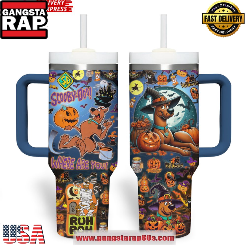 Scooby Doo Happy Halloween Stanley Tumbler Cup 40oz Scooby Doo Happy Halloween Stanley Tumbler Cup 40oz
