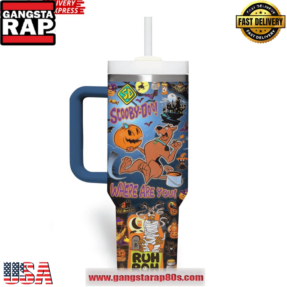 Scooby Doo Happy Halloween Stanley Tumbler Cup 40oz Scooby Doo Happy Halloween Stanley Tumbler Cup 40oz