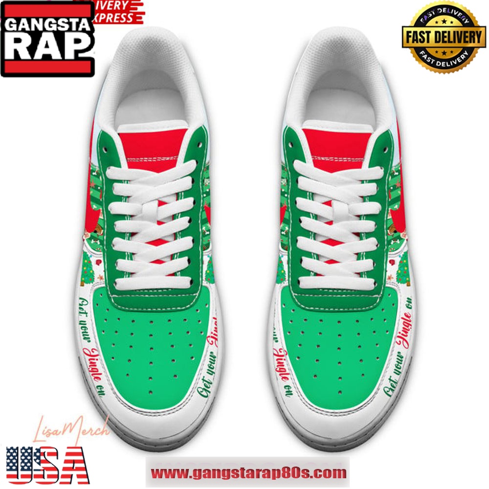 Scooby Doo Holiday Mystery Limited Edition Air Force 1 Running Sneakers Scooby Doo Holiday Mystery Limited Edition Air Force 1 Running Sneakers
