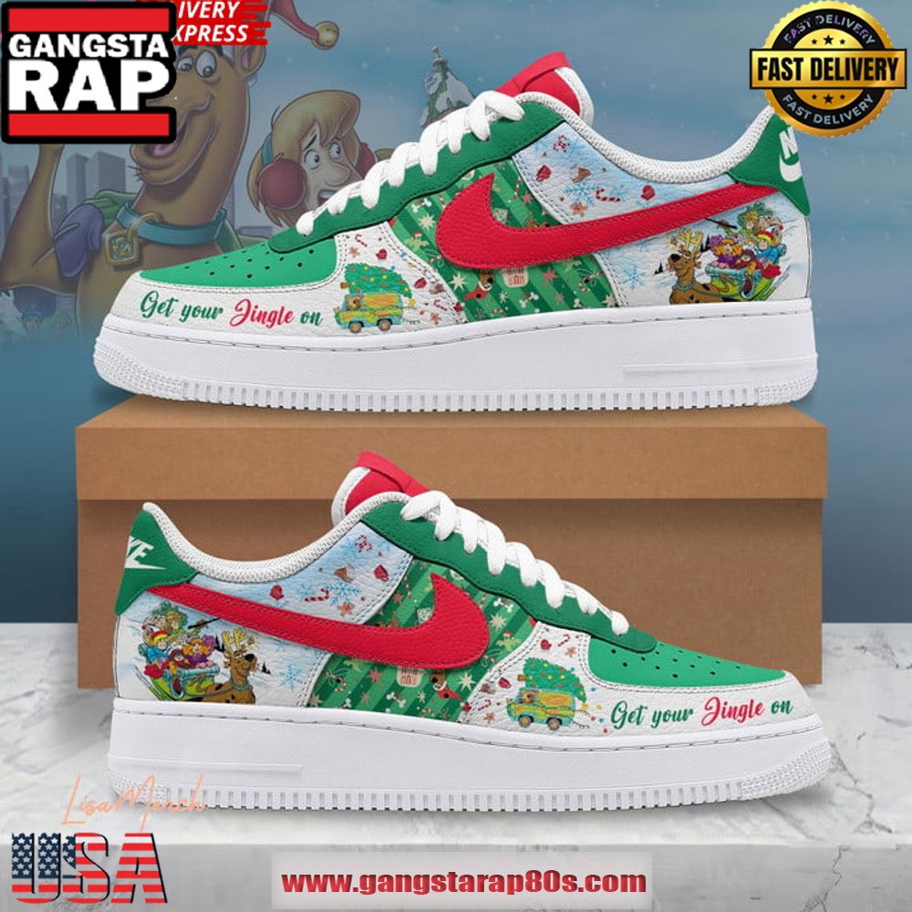 Scooby Doo Holiday Mystery Limited Edition Air Force 1 Running Sneakers Scooby Doo Holiday Mystery Limited Edition Air Force 1 Running Sneakers