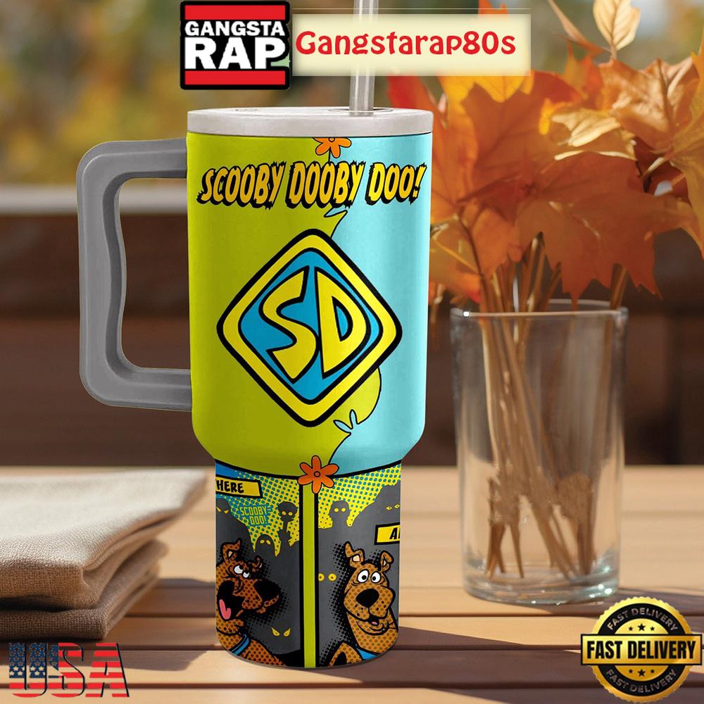 Scooby Dooby Doo Where Are You Fan Tumbler Cup 40oz Scooby Dooby Doo Where Are You Fan Tumbler Cup 40oz