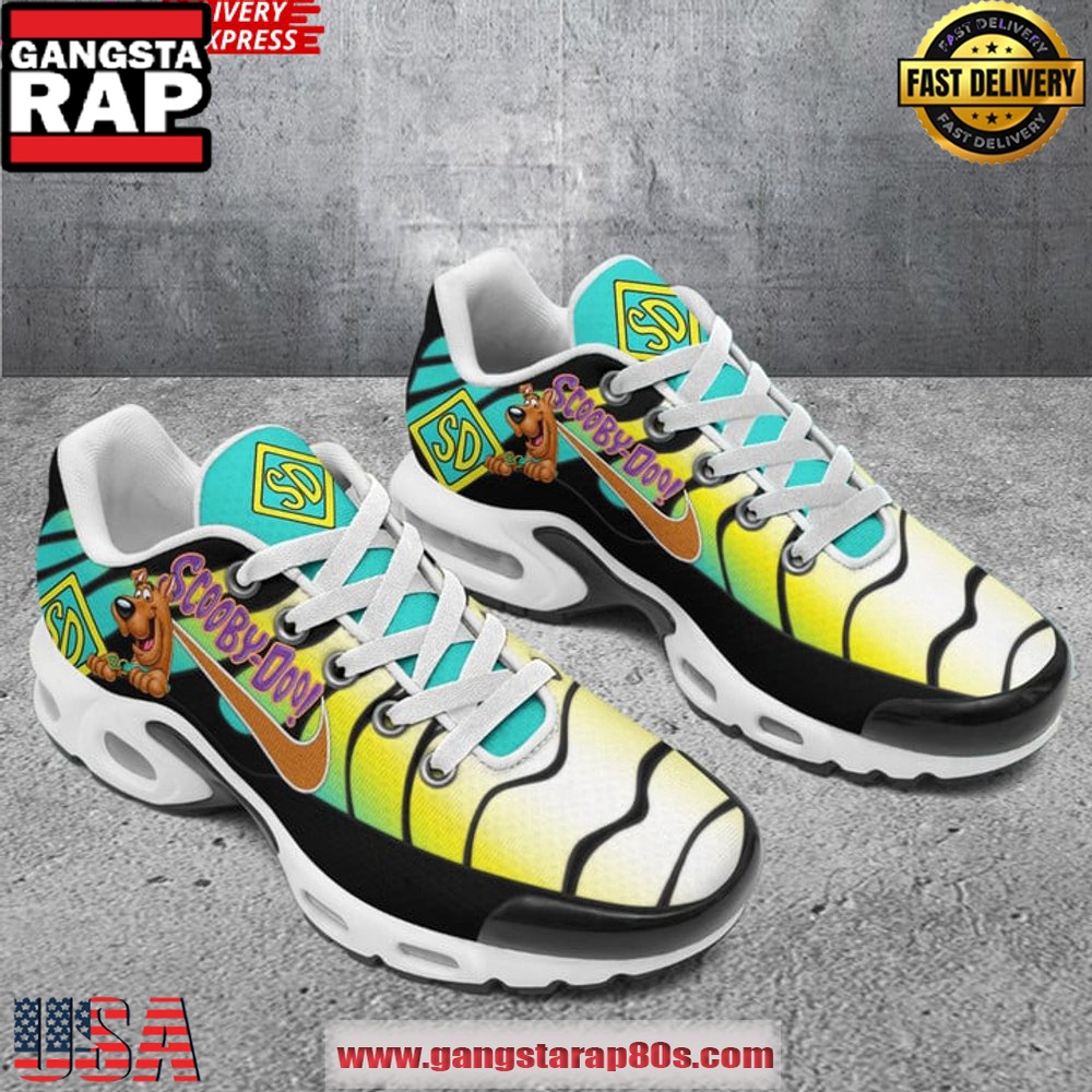 Scooby-Doo Cartoon Limited Edition Air Max Plus Shoes Running Sneakers Scooby-Doo Cartoon Limited Edition Air Max Plus Shoes Running Sneakers