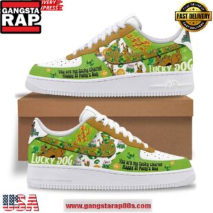 Scooby-Doo Happy St. Patrick’s Day Special Air Force 1 Running Sneakers Shoes