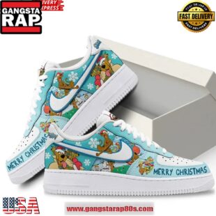 Scooby-Doo Merry Christmas Limited Edition Air Force 1 Running Sneakers
