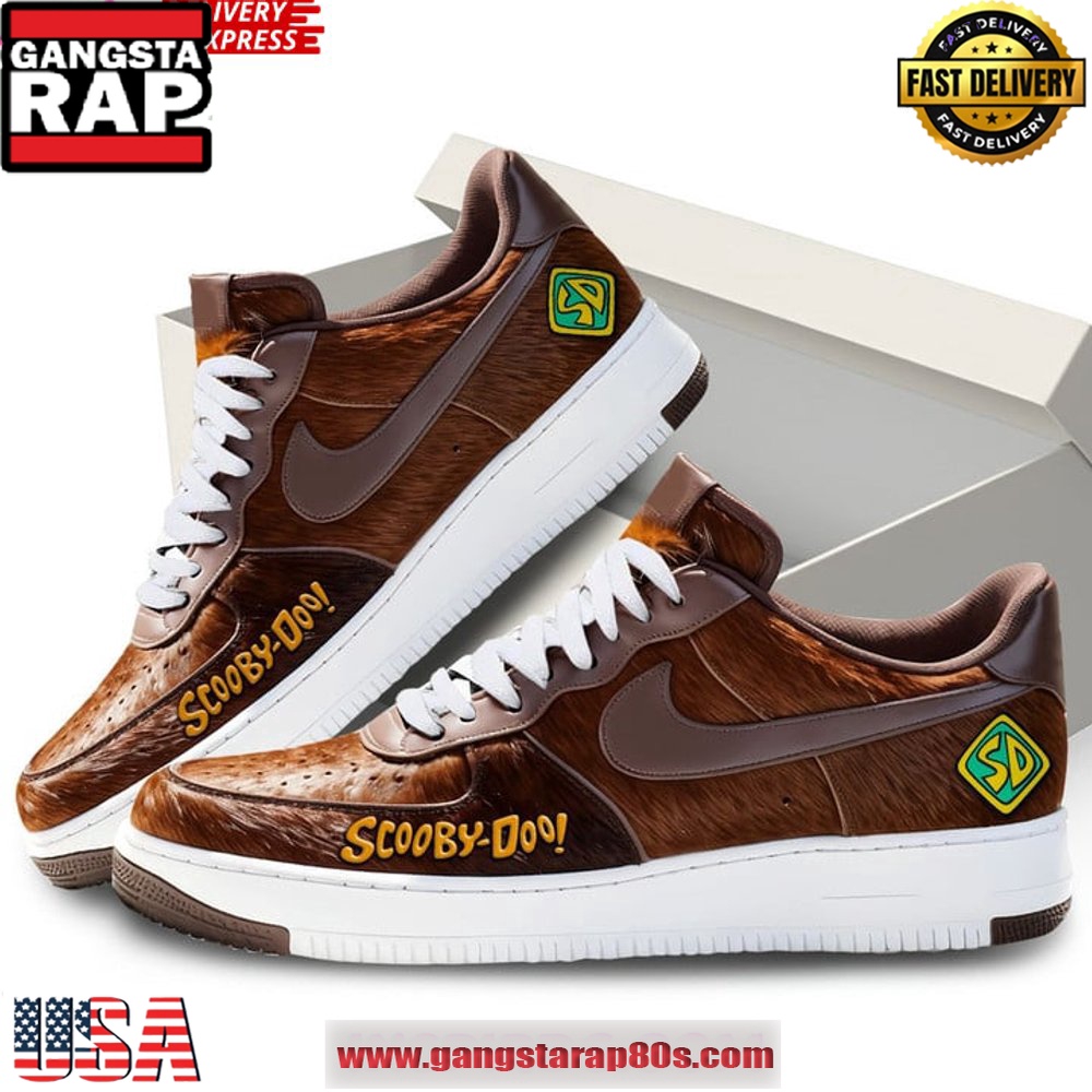Scooby-Doo Mystery Edition Air Force 1 Sneakers Shoes Scooby-Doo Mystery Edition Air Force 1 Sneakers Shoes