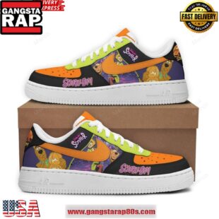 Scooby-Doo Scoobtober Limited Edition Air Force 1 Sneakers Shoes