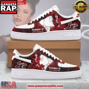Selena Quintanilla 30th Anniversary Memorial Special Air Force 1 Running Sneakers Shoes