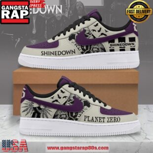 Shinedown Planet Zero Nike Air Force 1 Running Sneakers Shoes