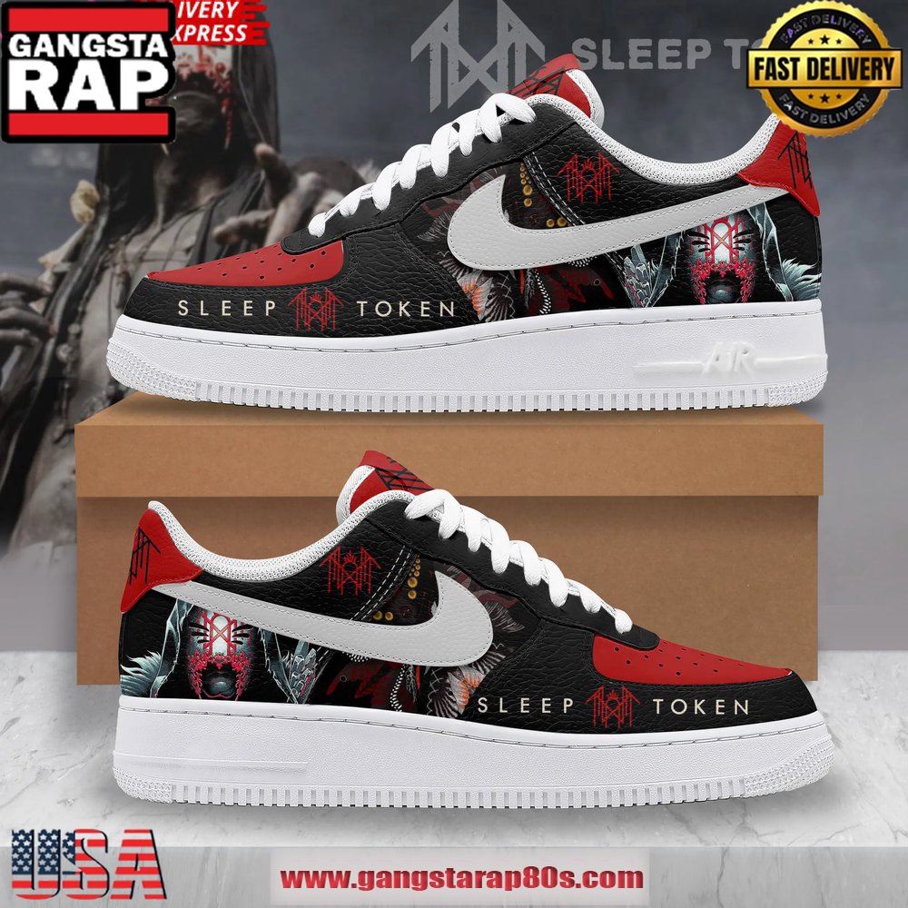 Sleep Token Band Hell Limited Edition Air Force 1 Running Sneakers Shoes Sleep Token Band Hell Limited Edition Air Force 1 Running Sneakers Shoes