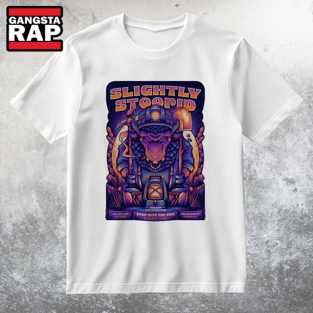 Slightly Stoopid 7-18-2025 Snow King Resort in Jackson WY T Shirt Slightly Stoopid 7-18-2025 Snow King Resort in Jackson WY T Shirt