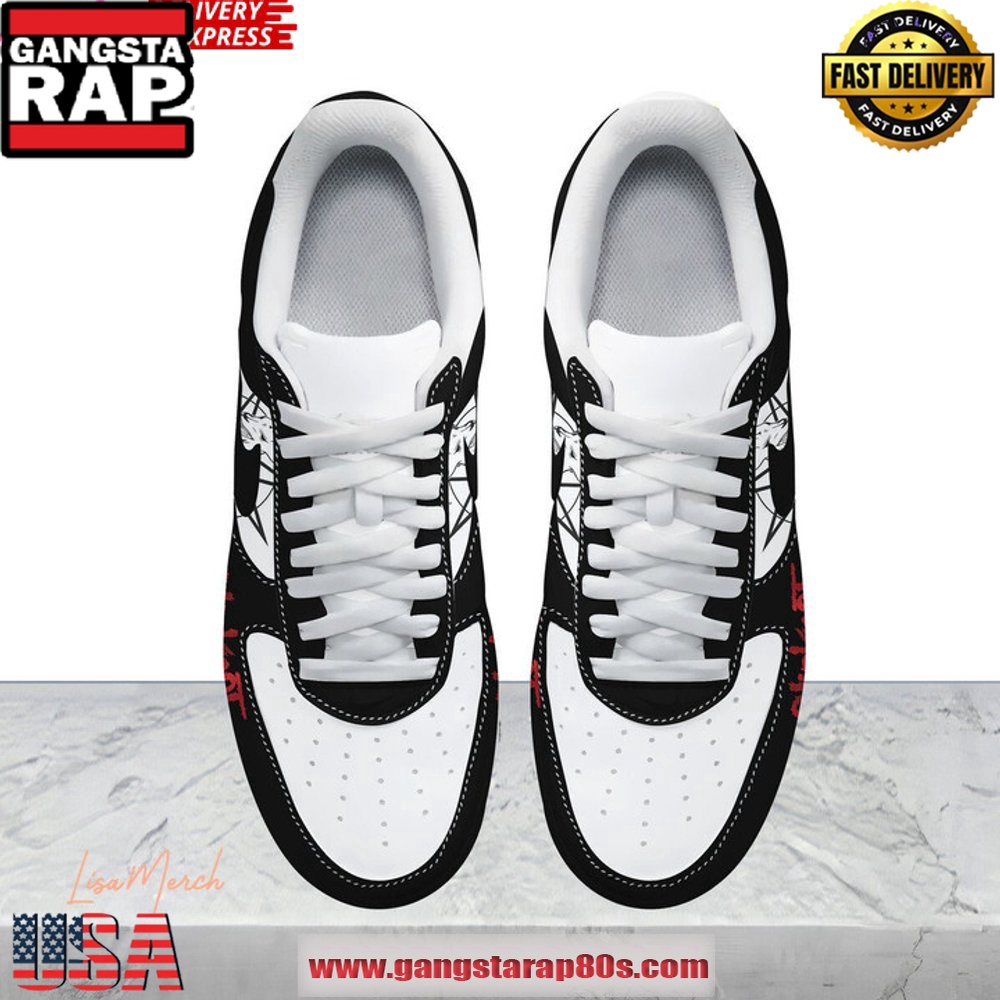 Slipknot 25th Anniversary Edition Air Force 1 Running Sneakers Shoes Slipknot 25th Anniversary Edition Air Force 1 Running Sneakers Shoes