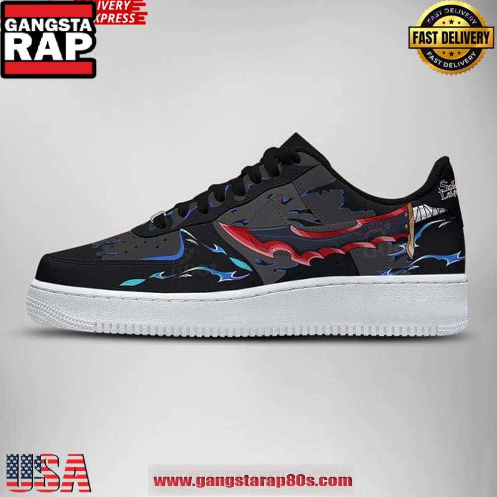 Solo Leveling Sung Jin-Woo Air Force 1 Running Sneakers Shoes Solo Leveling Sung Jin-Woo Air Force 1 Running Sneakers Shoes