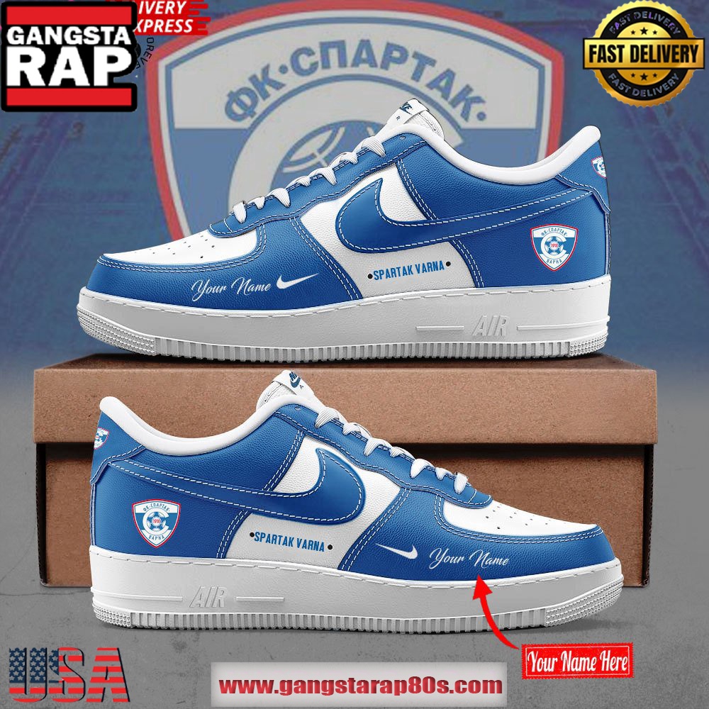 Spartak Varna Custom Air Force 1 Running Sneakers Shoes Spartak Varna Custom Air Force 1 Running Sneakers Shoes