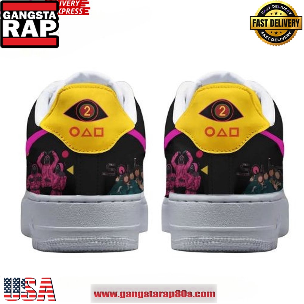 Squid Game Limited Edition Air Force 1 Shoes Running Sneakers Squid Game Limited Edition Air Force 1 Shoes Running Sneakers