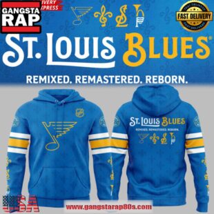 St. Louis Blues “Remixed x Remastered x Reborn” Special All Over Print Hoodie