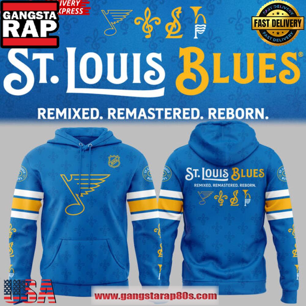 St. Louis Blues “Remixed x Remastered x Reborn” Special All Over Print Hoodie St. Louis Blues “Remixed x Remastered x Reborn” Special All Over Print Hoodie