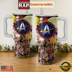 Star Trek Starfleet Command Fan Tumbler Cup 40oz