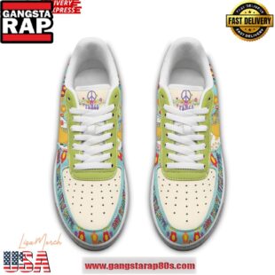 Stay Trippy Little Hippie Limited Air Force 1 Running Sneakers Shoes