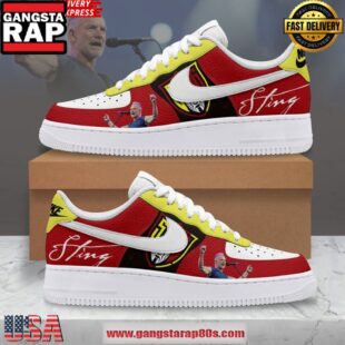 Sting Concert Limited Edition Air Force 1 Running Sneakers Shoes