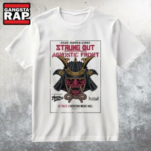 Strung Out Ventura Music Hall In Ventura CA October 24 2025 T Shirt