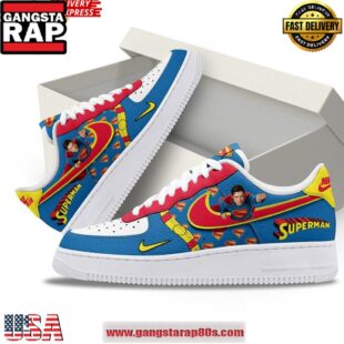 Superman 2025 Limited Edition Nike Air Force 1 Sneakers Shoes