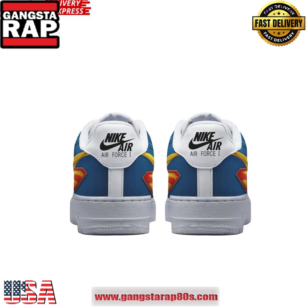 Superman DC Limited Edition Air Force 1 Running Sneakers Shoes Superman DC Limited Edition Air Force 1 Running Sneakers Shoes