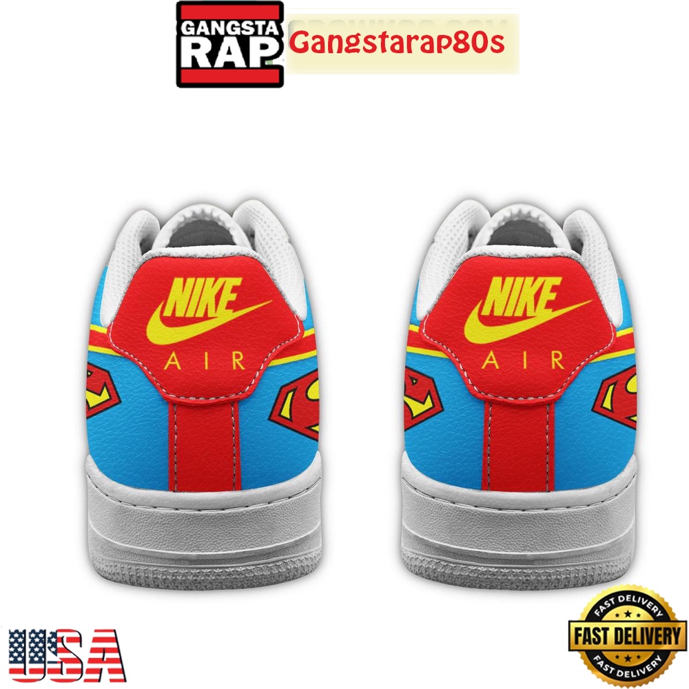 Superman Man Of Steel Air Force 1 Sneakers Shoes Superman Man Of Steel Air Force 1 Sneakers Shoes