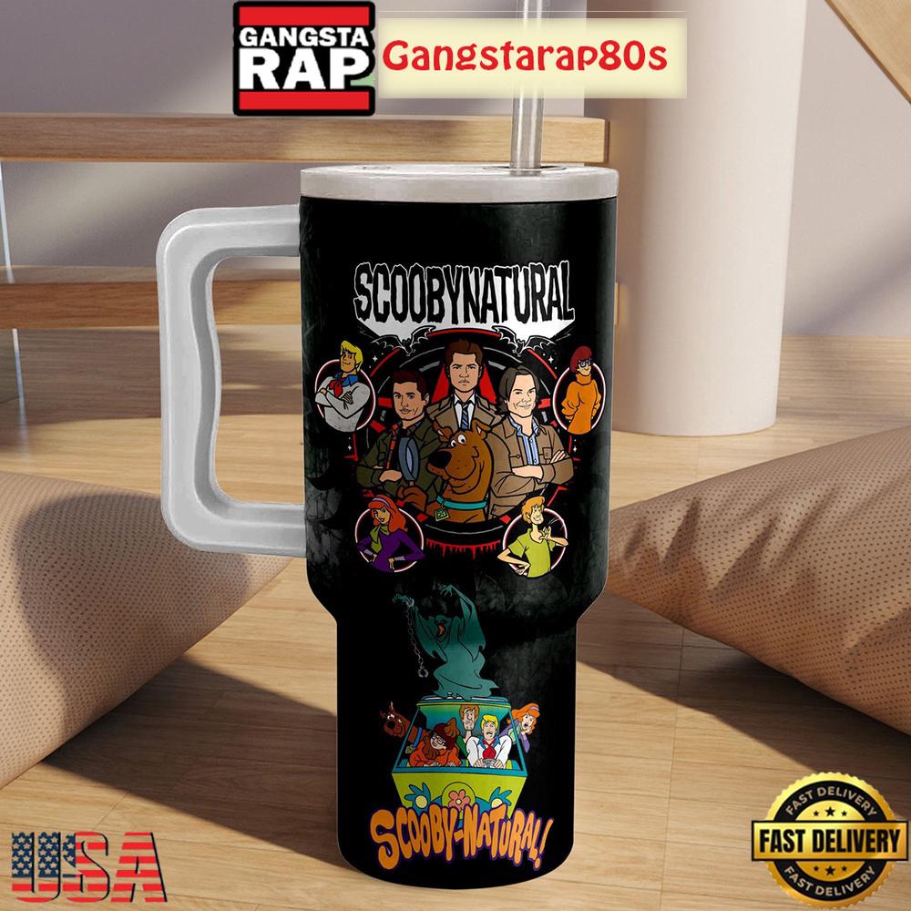 Supernatural Scooby-Doo Collab Fan Tumbler Cup 40oz Supernatural Scooby-Doo Collab Fan Tumbler Cup 40oz