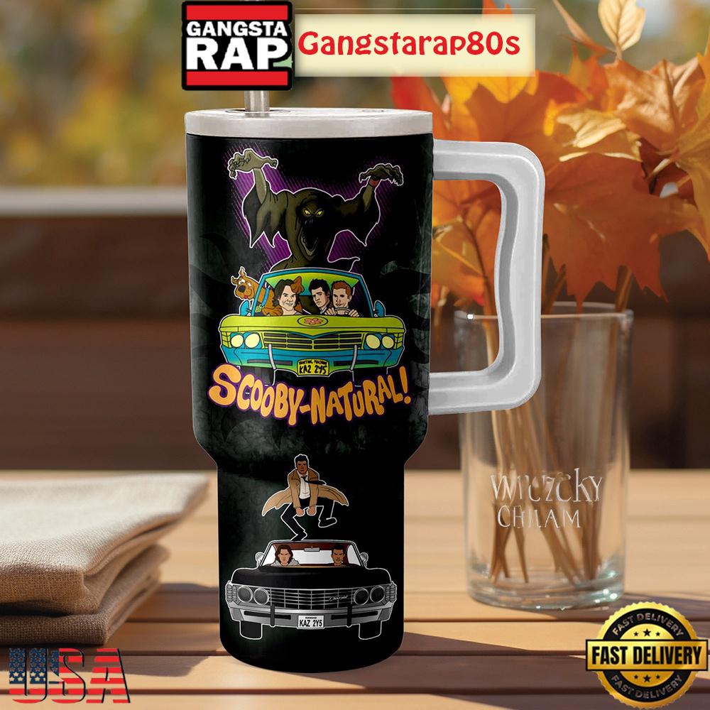 Supernatural Scooby-Doo Collab Fan Tumbler Cup 40oz Supernatural Scooby-Doo Collab Fan Tumbler Cup 40oz