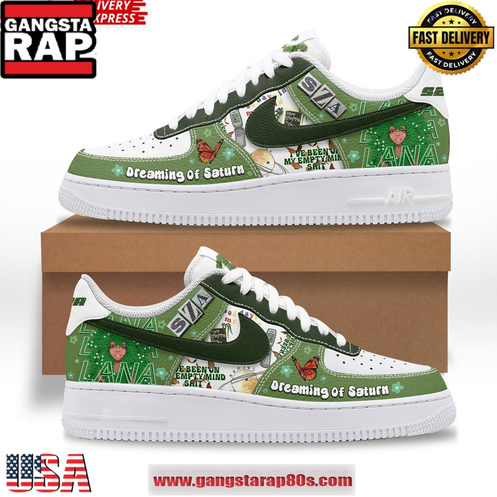 SZA Dreaming of Saturn Air Force 1 Shoes Running Sneakers SZA Dreaming of Saturn Air Force 1 Shoes Running Sneakers