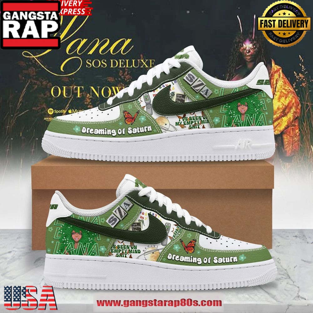 SZA Dreaming of Saturn Air Force 1 Shoes Running Sneakers SZA Dreaming of Saturn Air Force 1 Shoes Running Sneakers