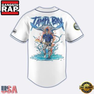 Tampa Bay Rays Dead Threads Night Limited Premium Edition Baseball Jersey