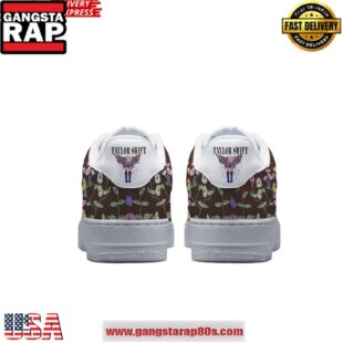 Taylor Swift Floral Limited Edition Air Force 1 Running Sneakers Shoes