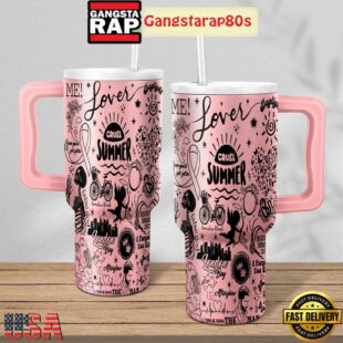 Taylor Swift Iconic Playlist Tumbler Cup 40oz