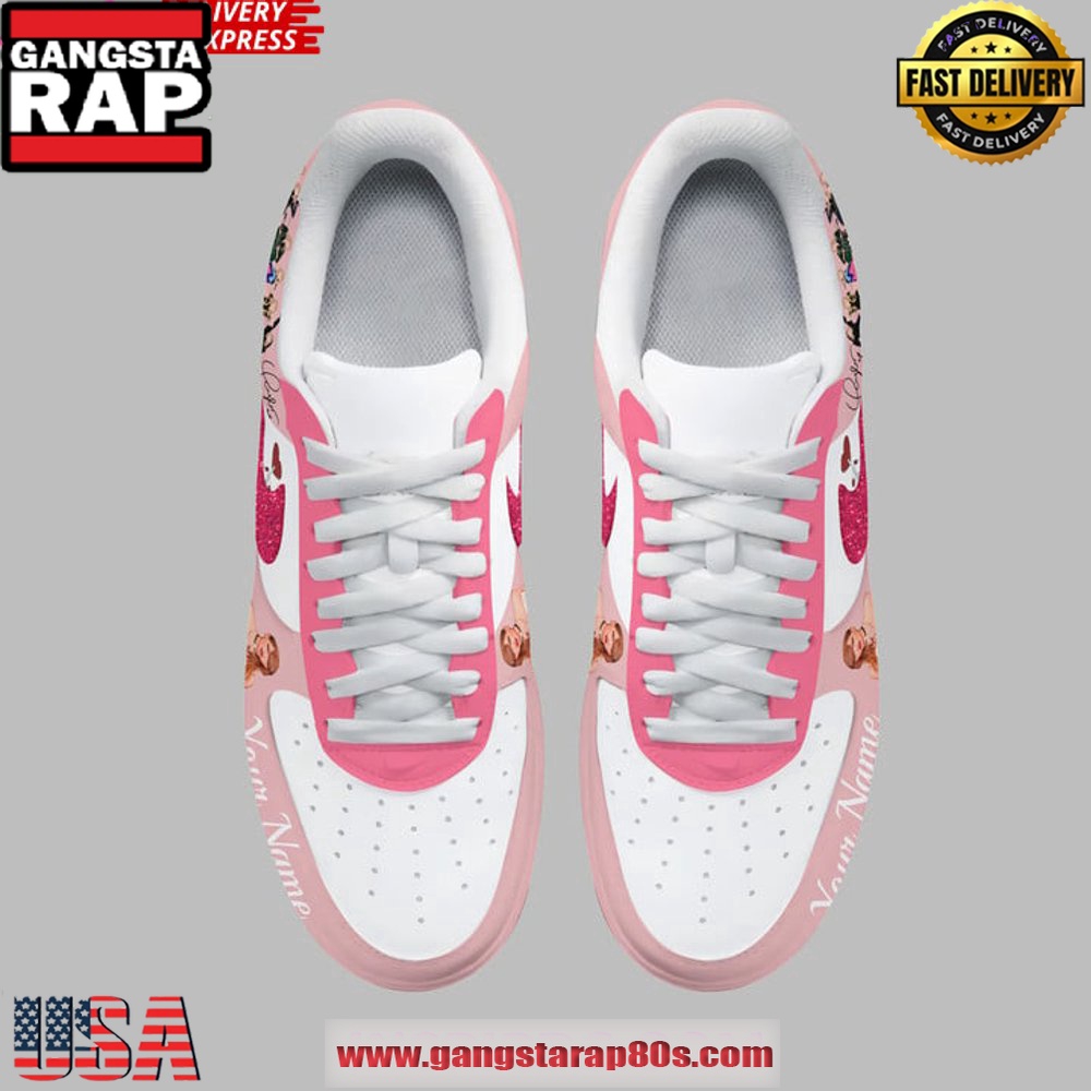 Taylor Swift Lover Custom Air Force 1 Running Sneakers Shoes Taylor Swift Lover Custom Air Force 1 Running Sneakers Shoes