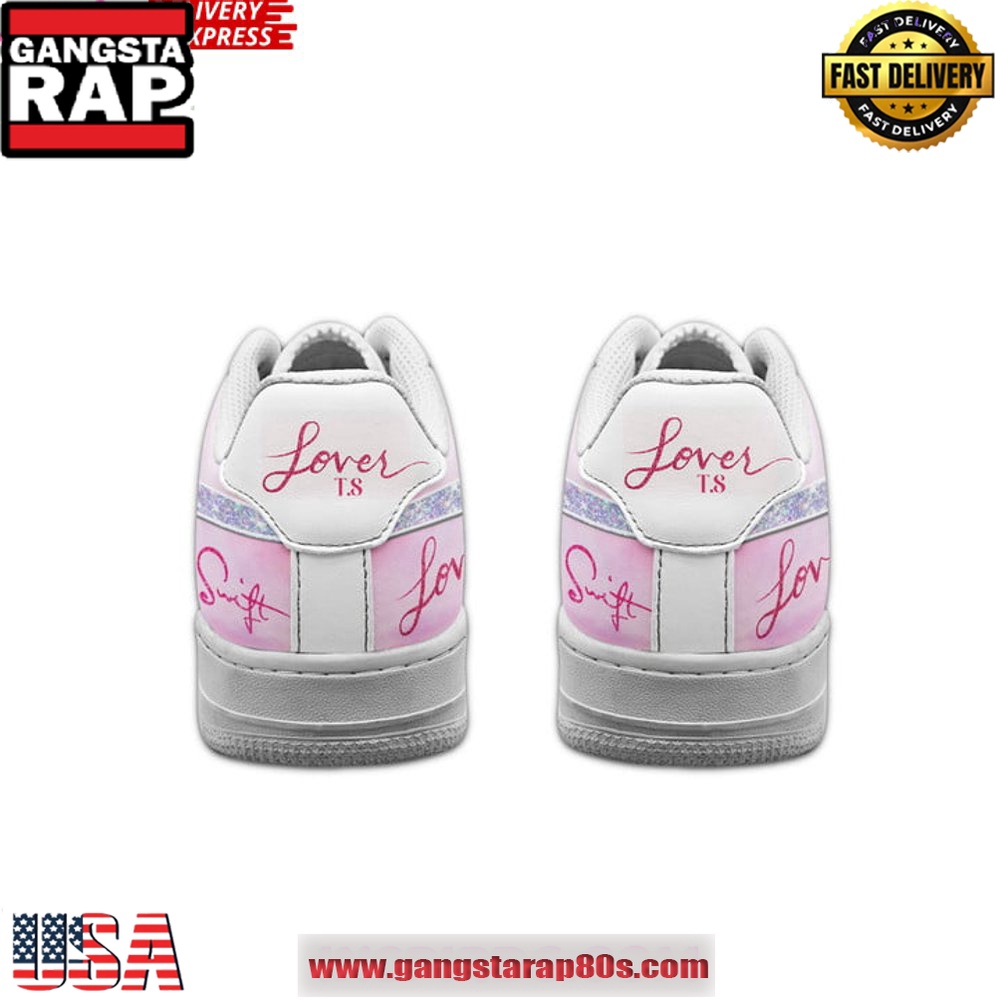 Taylor Swift Lover Special Edition Air Force 1 Running Sneakers Shoes Taylor Swift Lover Special Edition Air Force 1 Running Sneakers Shoes