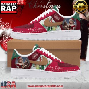 Taylor Swift Merry Christmas Special Edition Air Force 1 Running Sneakers