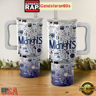 Taylor Swift Midnights Album Tumbler Cup 40oz