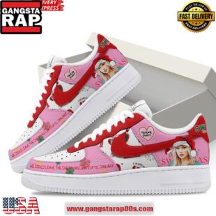 Taylor Swift Swiftmas Limited Edition Air Force 1 Sneakers Shoes