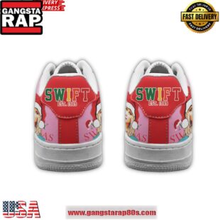 Taylor Swift Swiftmas Limited Edition Air Force 1 Sneakers Shoes