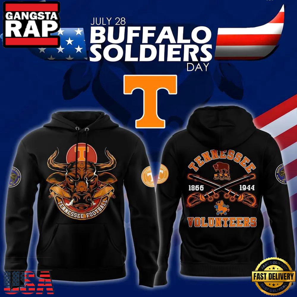 Tennessee Volunteers 2025 Buffalo Soldiers Day Hoodie Tennessee Volunteers 2025 Buffalo Soldiers Day Hoodie