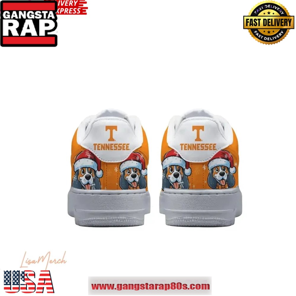 Tennessee Volunteers Merry Christmas Limited Edition Air Force 1 Running Sneakers Tennessee Volunteers Merry Christmas Limited Edition Air Force 1 Running Sneakers