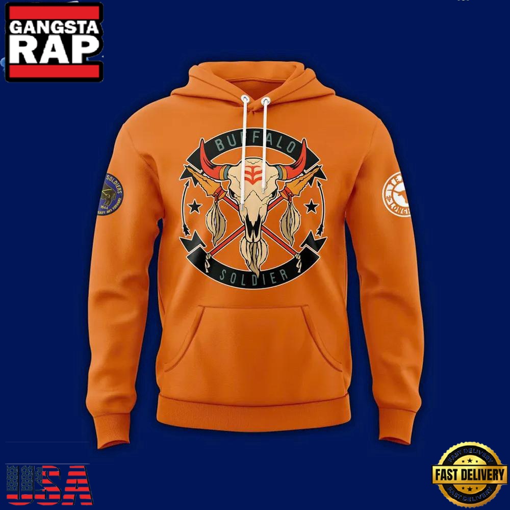 Texas Longhorns 2025 Buffalo Soldiers Day Hoodie Texas Longhorns 2025 Buffalo Soldiers Day Hoodie