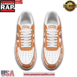 Texas Longhorns Limited Edition Nike Air Force 1 Running Sneakers Shoes